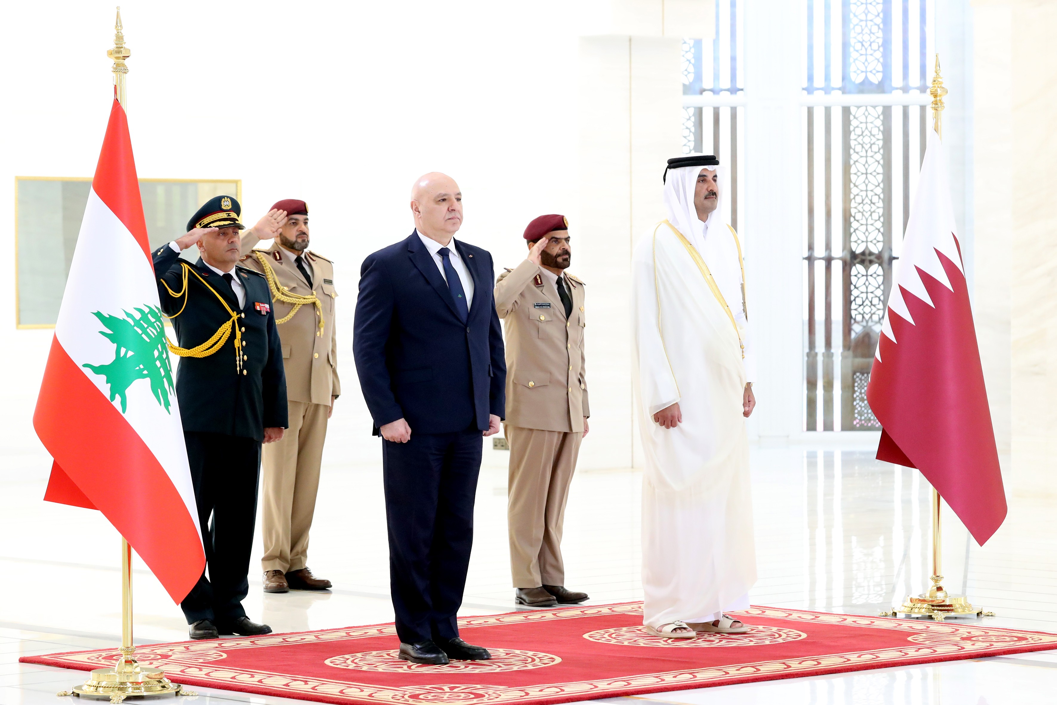 زيارة رئيس الجمهورية العماد جوزاف عون إلى قطر